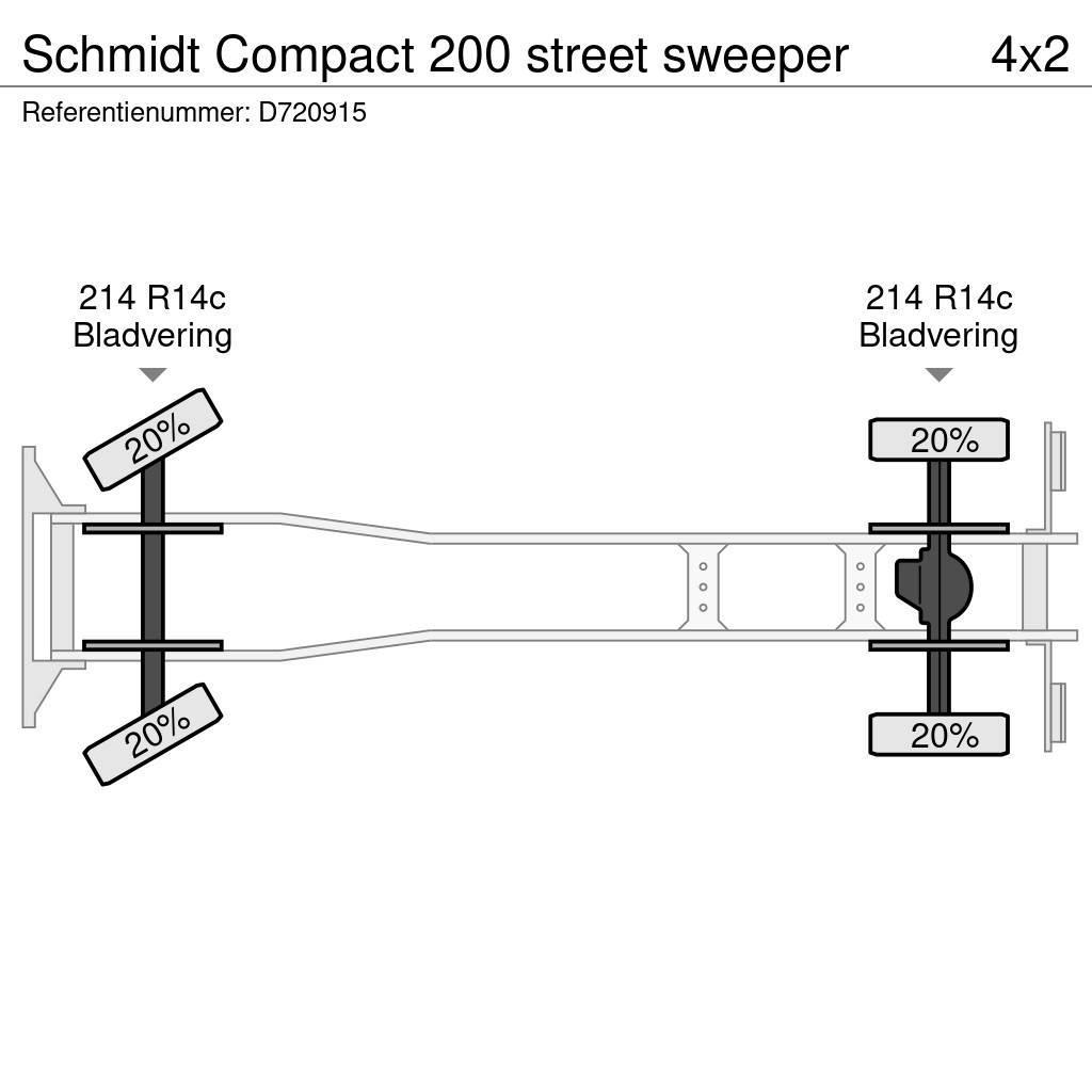 Schmidt Compact 200 street sweeper Vidanjörler