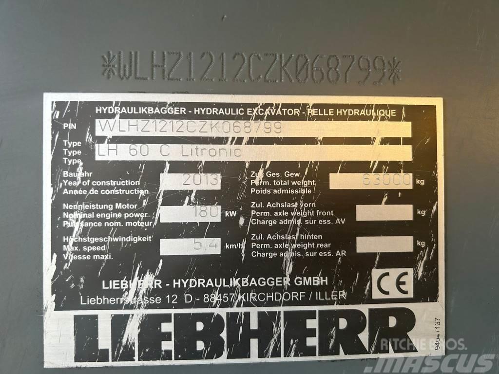 Liebherr LH 60 C Litronic EPA Umschlag bagger Digerleri