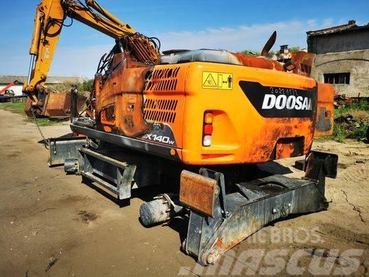 Doosan DX 140W undercarriage Saseler