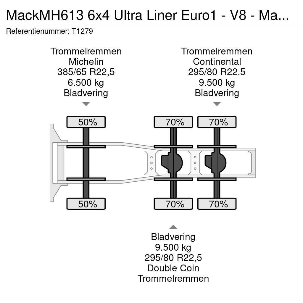 Mack MH613 6x4 Ultra Liner Euro1 - V8 - Manual - PTO - Çekiciler