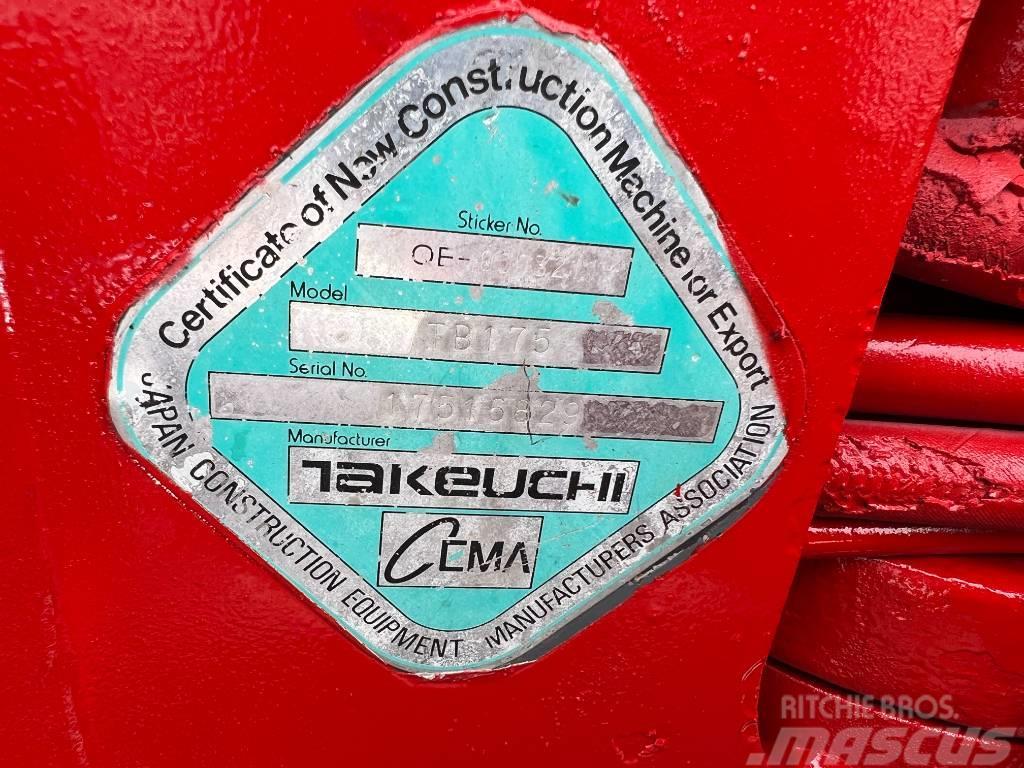 Takeuchi TB175 Midi ekskavatörler 7 - 12 t