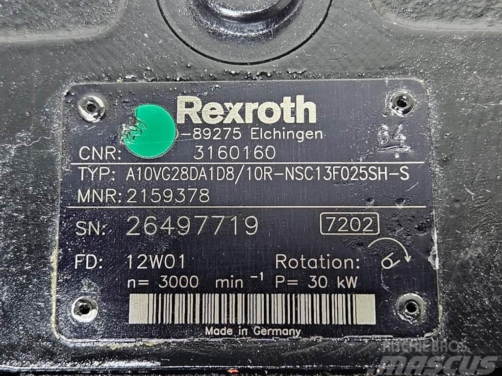 Rexroth A10VG28DA1D8/10R-Drive pump/Fahrpumpe/Rijpomp Hidrolik