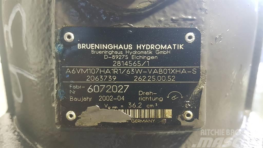 Brueninghaus Hydromatik A6VM107HA1R1/63W -Volvo L35B-Drive motor/Fahrmotor Hidrolik