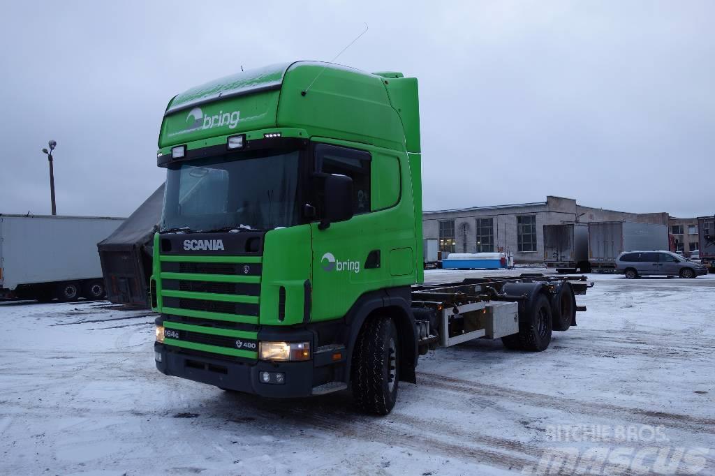 Scania R164 GB6X2NB 480 Römorklar, konteyner