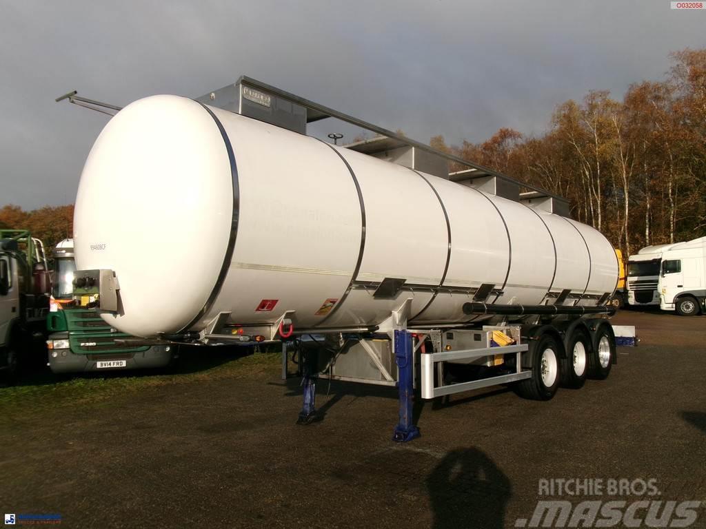  Parcisa Chemical tank inox L4BH 34.3 m3 / 4 comp / Tanker yari çekiciler