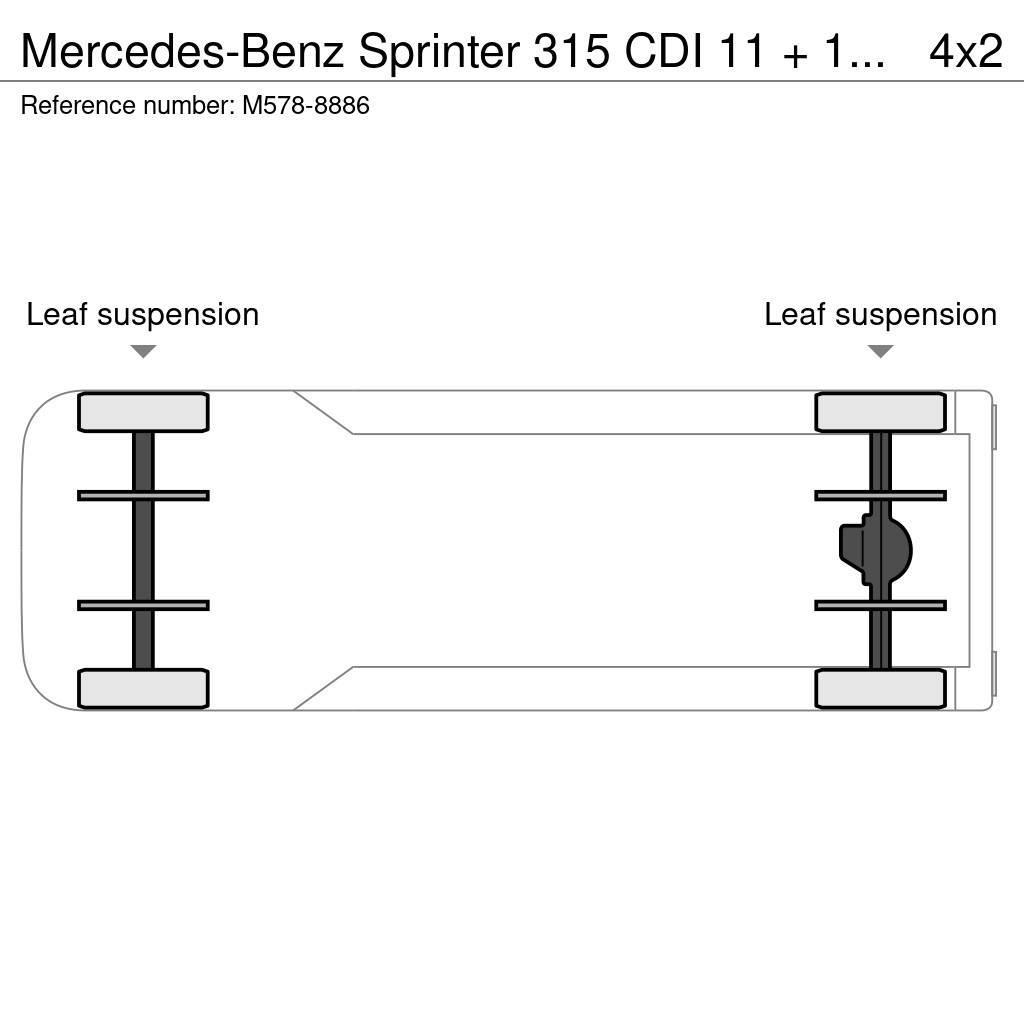 Mercedes-Benz Sprinter 315 CDI 11 + 1 SEATS / LIFT Minibüsler