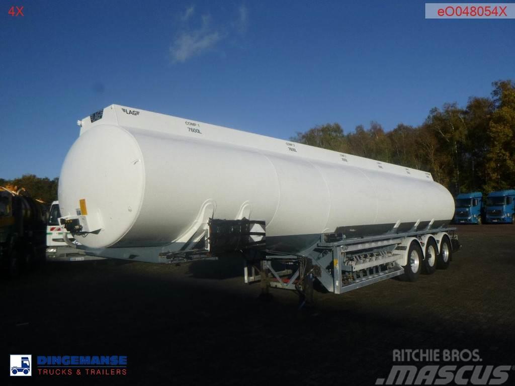 LAG Fuel tank alu 44.5 m3 / 6 comp + pump Tanker yari çekiciler