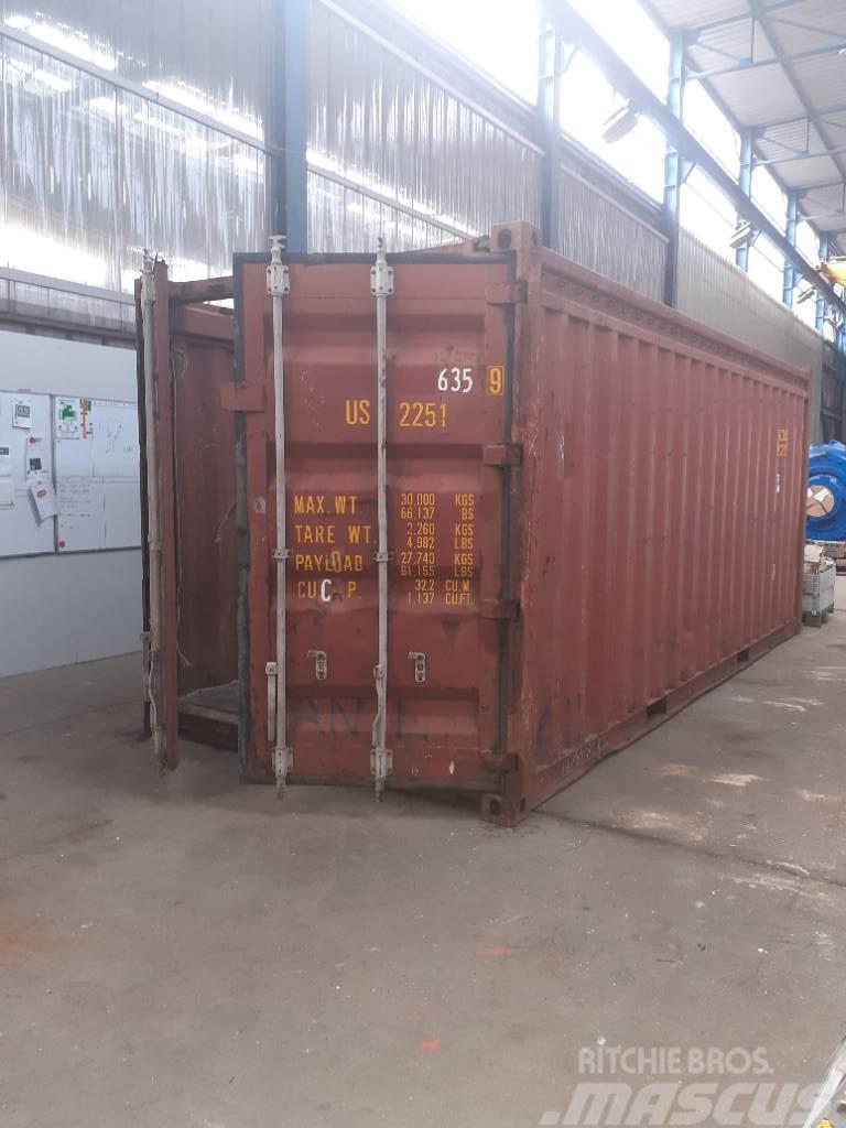  Container Open TOP 20 Pied Depolama konteynerleri