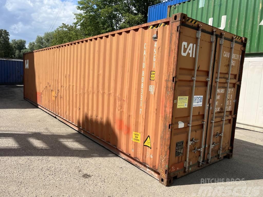  40 Fuß HC Lagercontainer Seecontainer Depolama konteynerleri