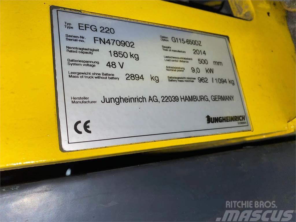 Jungheinrich EFG 220 Elektrikli forkliftler