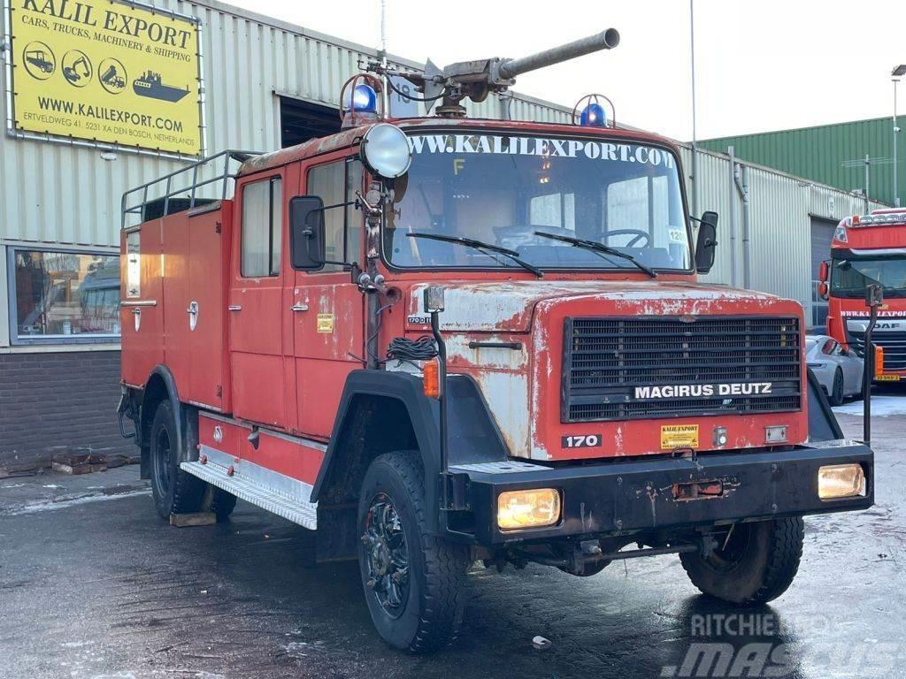 Magirus Deutz 170 Fire Fighting Truck 4x4 Complete truck G Itfaiye araçlari