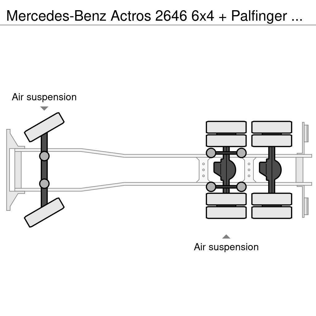 Mercedes-Benz Actros 2646 6x4 + Palfinger PK29002 D (winch) Yol-Arazi Tipi Vinçler (AT)