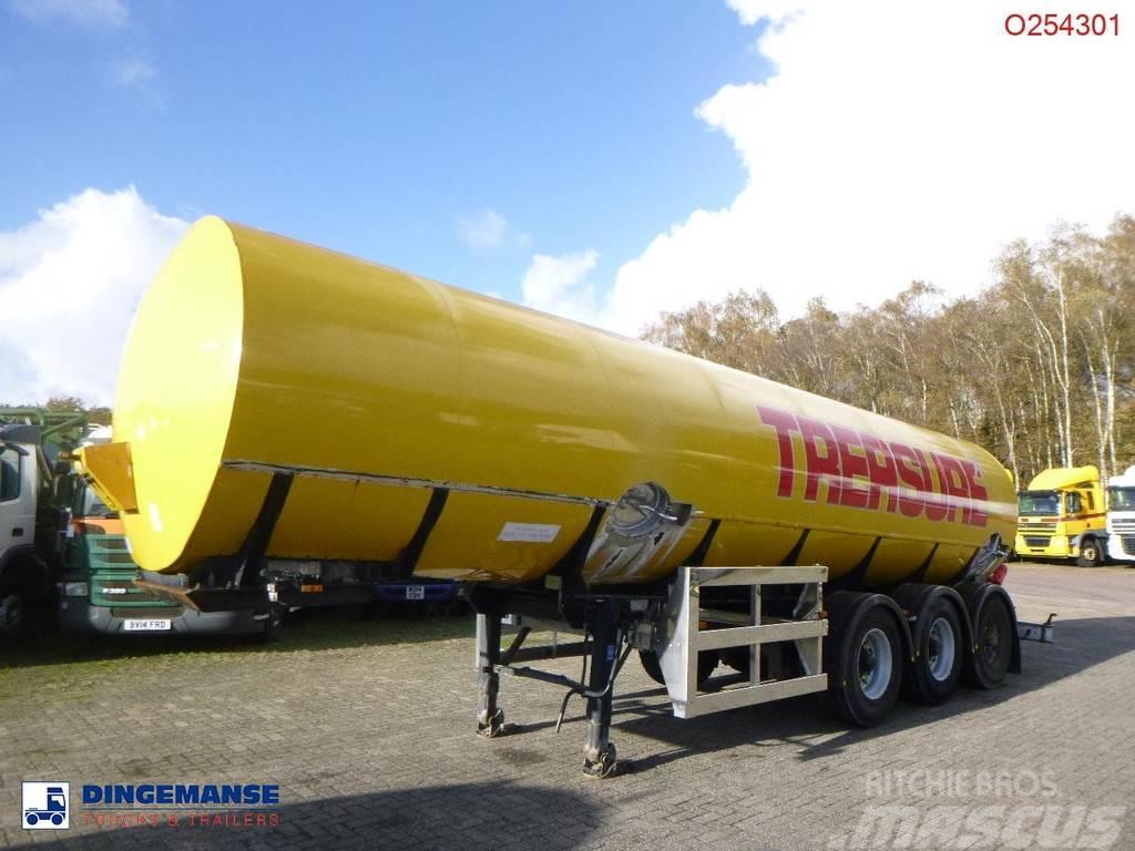  Crane Fruehauf Food (beer) tank inox 30 m3 / 2 com Tanker yari çekiciler