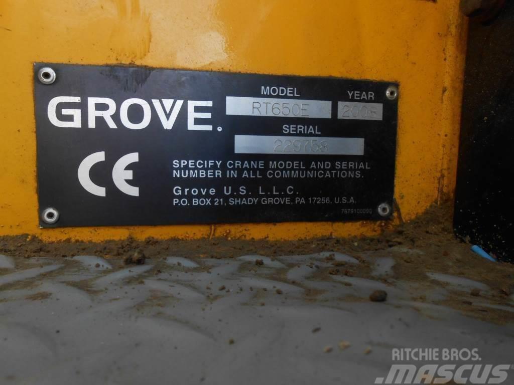 Grove RT 650 E Arazi Tipi Vinçler (RT)