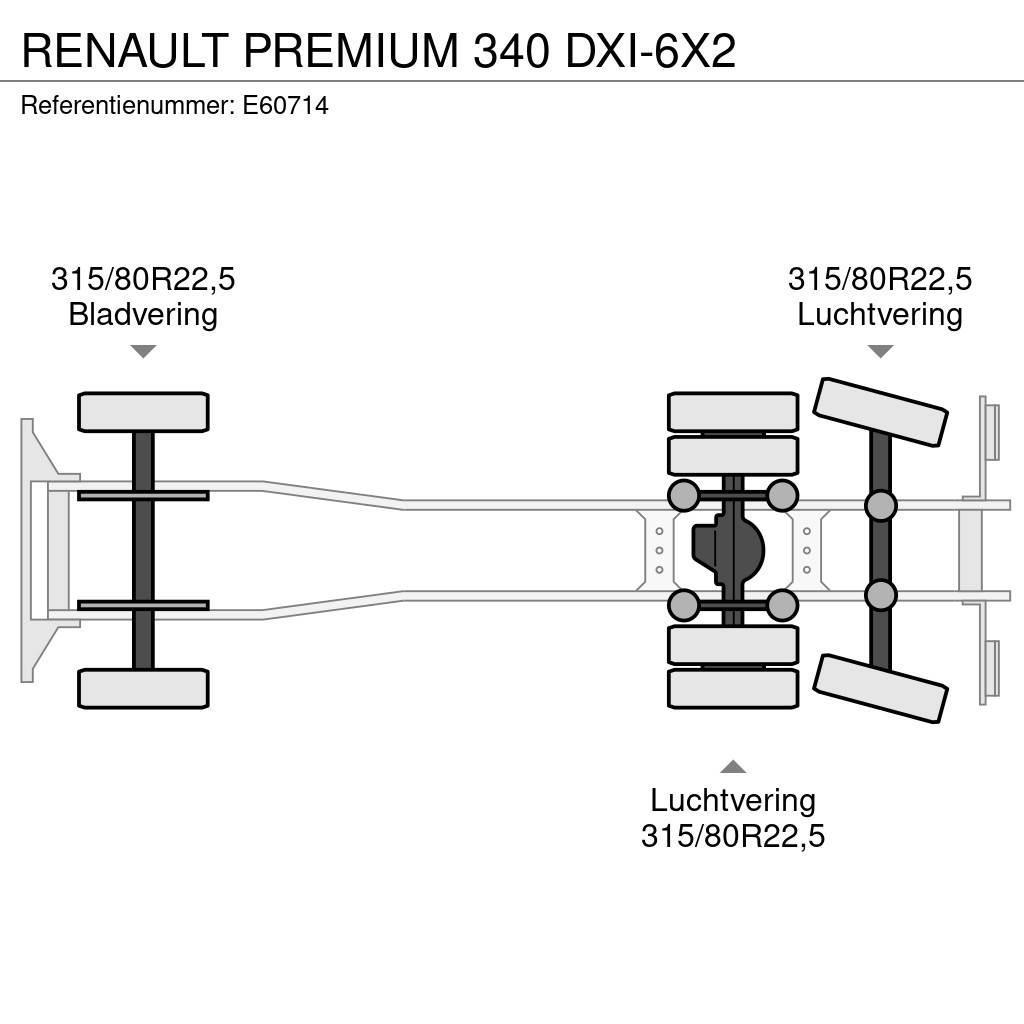 Renault PREMIUM 340 DXI-6X2 Kapali kasa kamyonlar