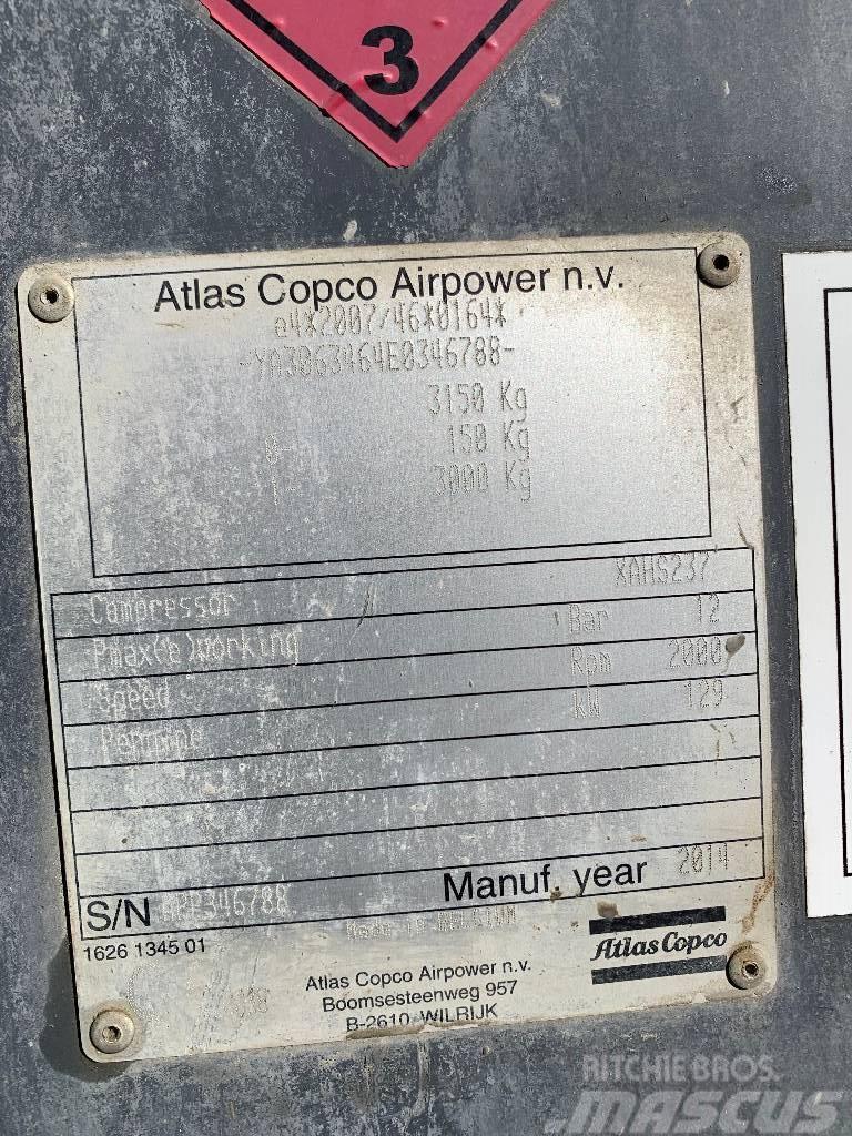 Atlas Copco XAHS 237 Kompresörler