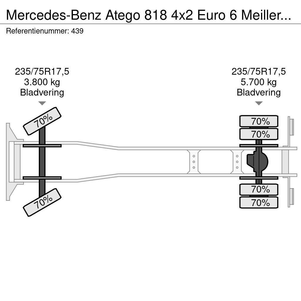 Mercedes-Benz Atego 818 4x2 Euro 6 Meiller 3 Seitenkipper 2 Piec Damperli kamyonlar