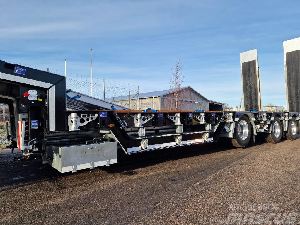 Humbaur HTS30  flatbed semi-trailer Low loader yari çekiciler