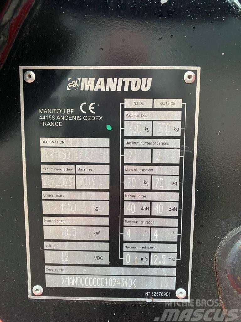 Manitou ManGo 12 Körüklü personel platformları