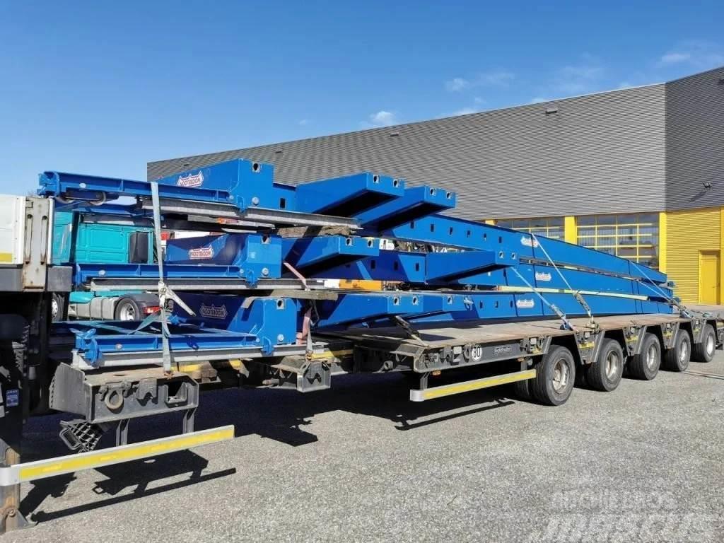 Nooteboom Super Wing Carriers extensions for tranport of win Flatbed çekiciler