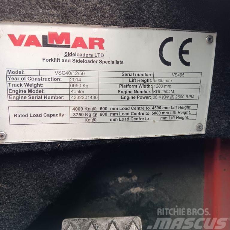 Valmar VSC40/12/50 Sideloader - dört yönlü forkliftler