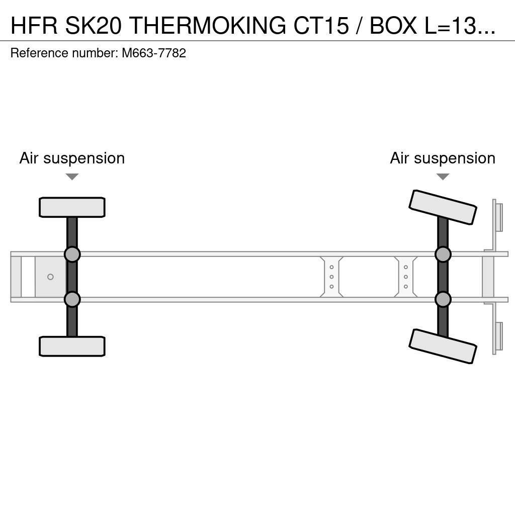 HFR SK20 THERMOKING CT15 / BOX L=13450 mm Frigofrik çekiciler