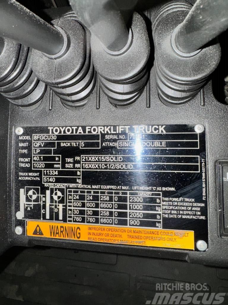 Toyota 8 FG CU 30 Diger