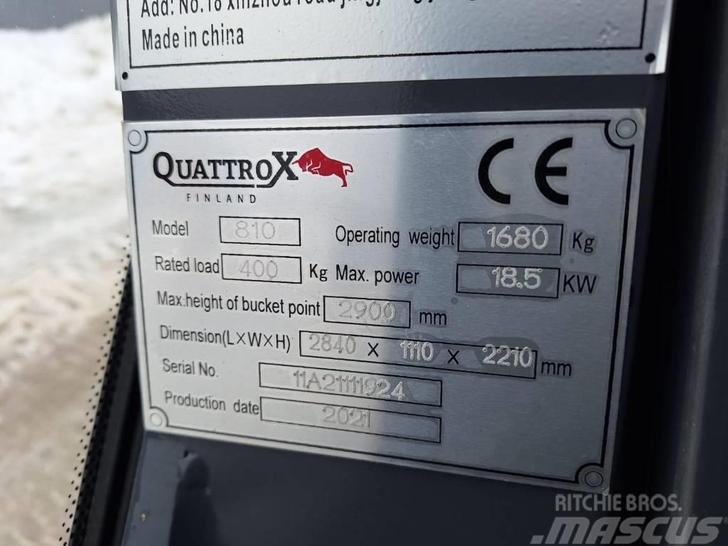  Quattrox 810 KAUHA+PIIKIT Mini yükleyiciler