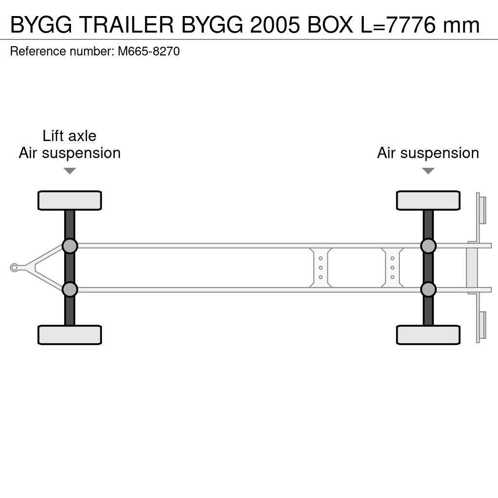  Bygg TRAILER BYGG 2005 BOX L=7776 mm Kapali kasa treylerler
