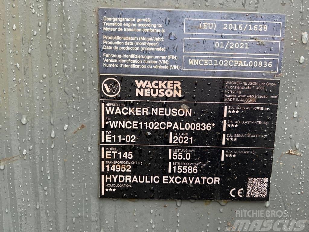 Wacker Neuson ET145 Paletli ekskavatörler