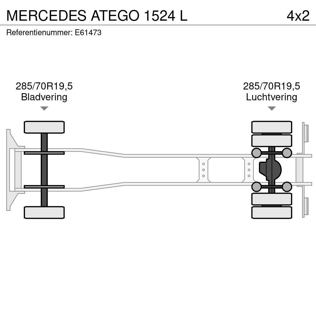 Mercedes-Benz ATEGO 1524 L Frigofrik kamyonlar