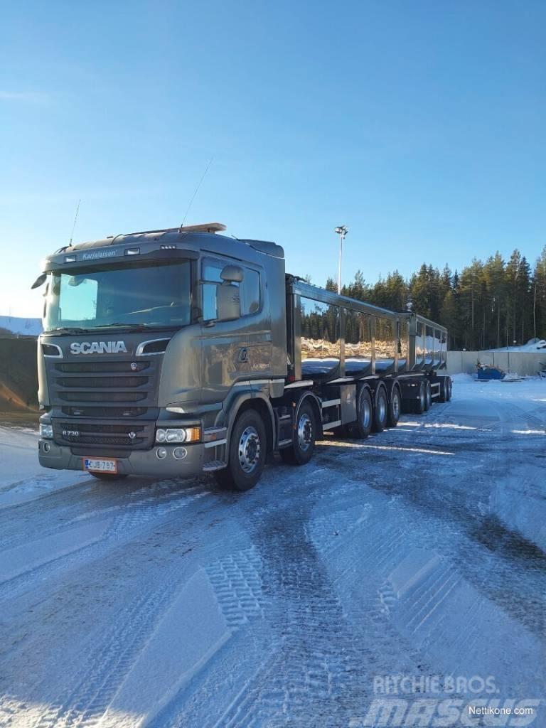 Scania R730 - 58 m3 yhdistelmä LB10x4*6HNB Damperli kamyonlar