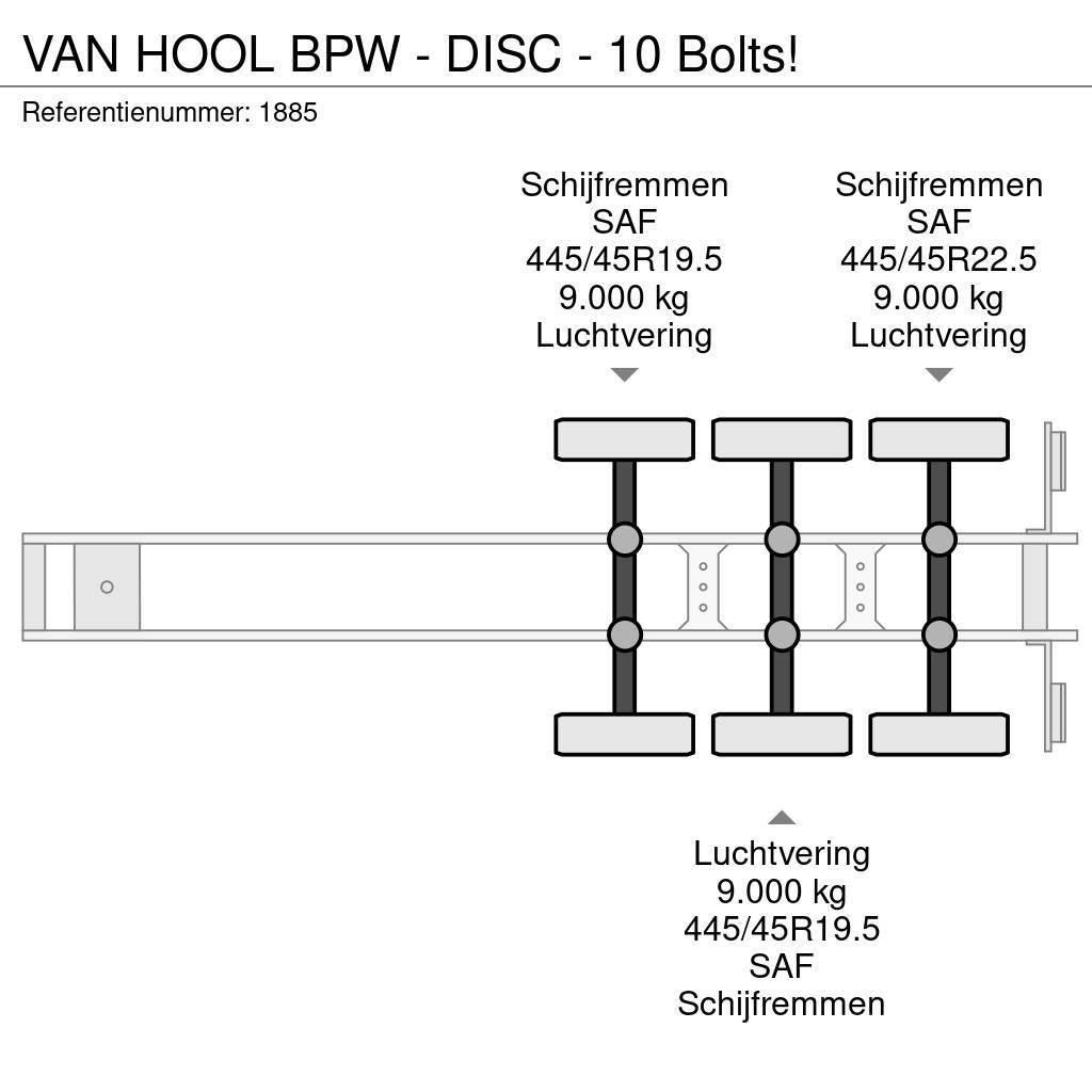 Van Hool BPW - DISC - 10 Bolts! Perdeli yari çekiciler