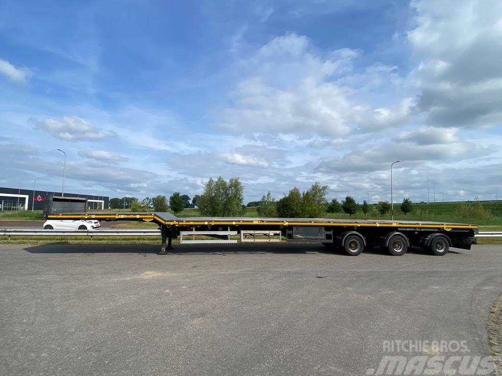 Broshuis trailer 3 -time extendable Windmill transporter Flatbed çekiciler