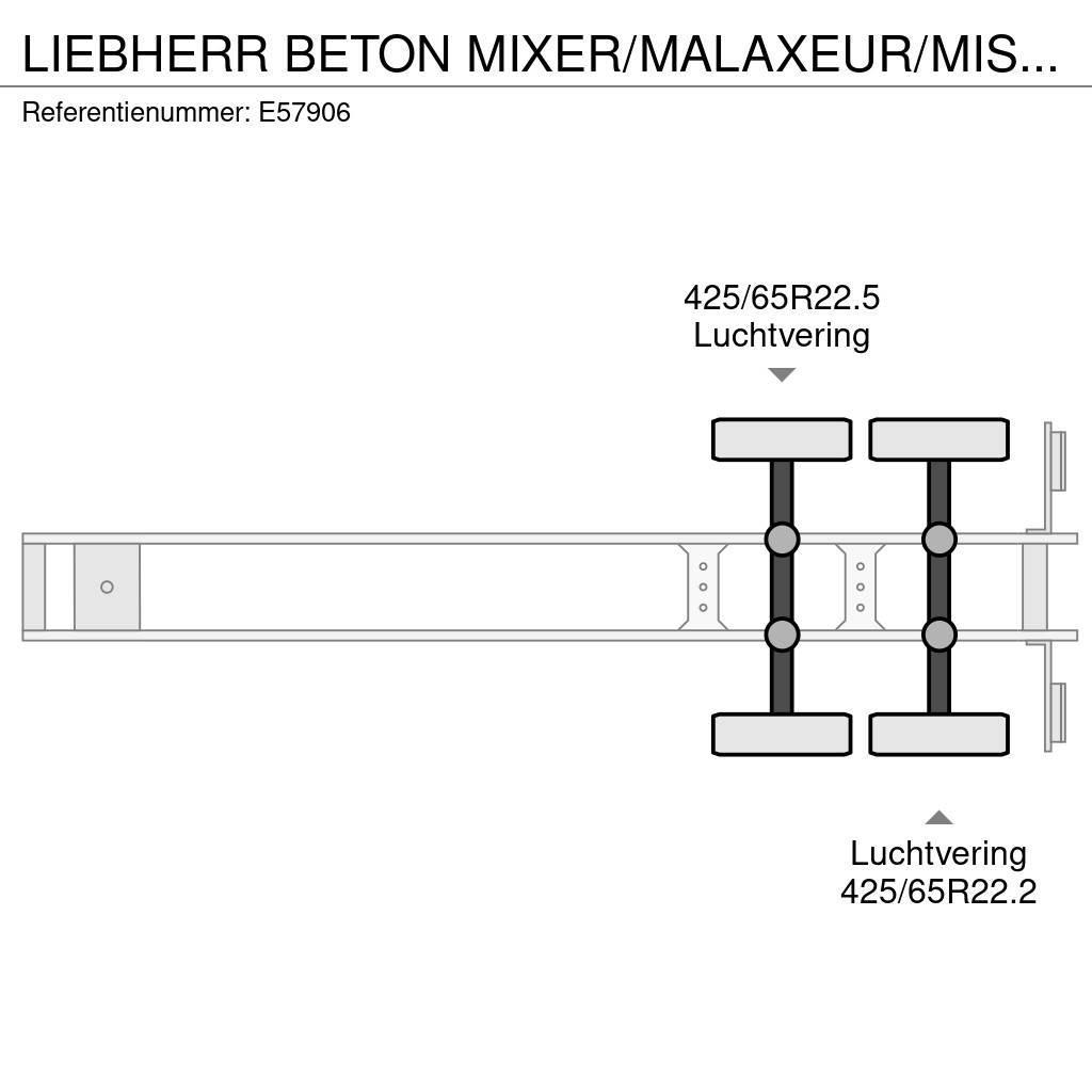 Liebherr BETON MIXER/MALAXEUR/MISCHER HTM 1204 - 12M³ Diger yari çekiciler