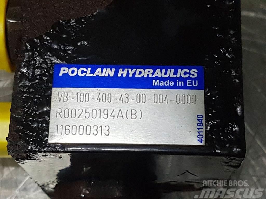 Ahlmann AZ210E-Poclain VB-100-400-43-00-004-Valve/Ventile Hidrolik