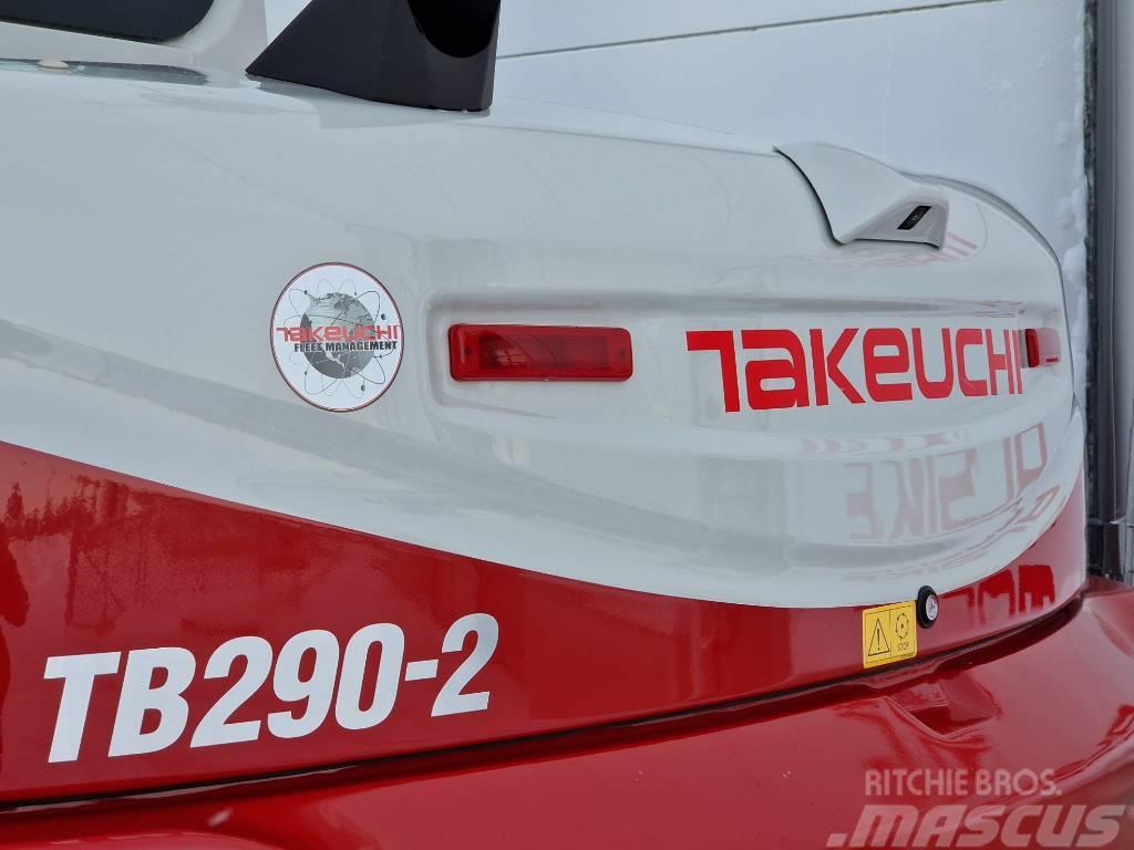 Takeuchi TB290-2 2PC med SMP rotortilt Mini ekskavatörler, 7 tona dek