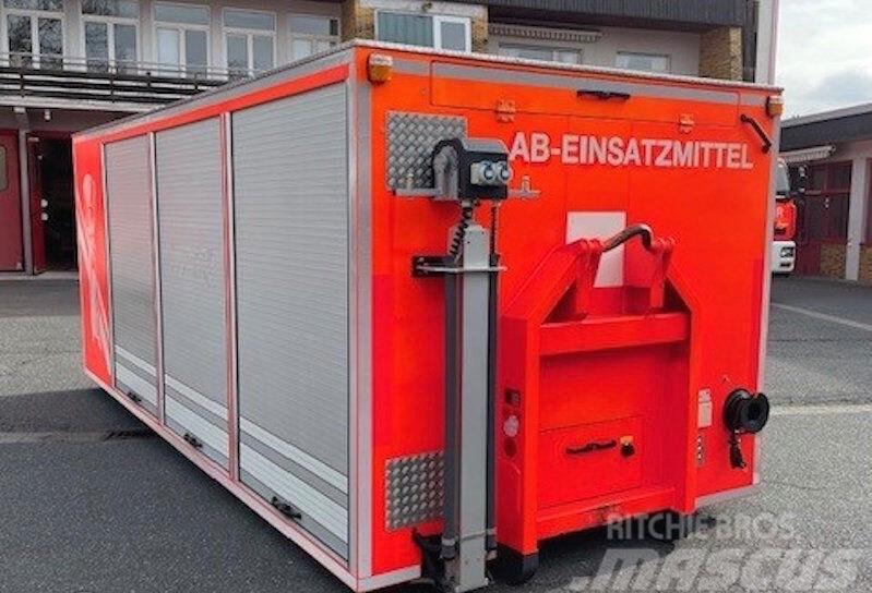  Abrollcontainer Werkstattcontainer Feuerwehr Özel amaçlı konteynerler