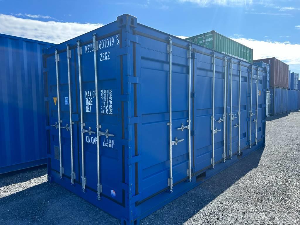  container ny 20fot hel öppningsbar långsida och en Özel amaçlı konteynerler