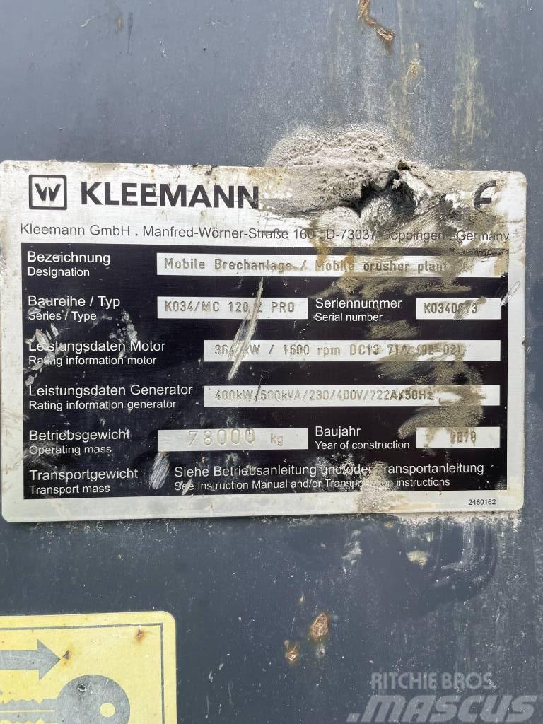Kleemann K034 / MC 120 Z Pro Gezer kırıcılar