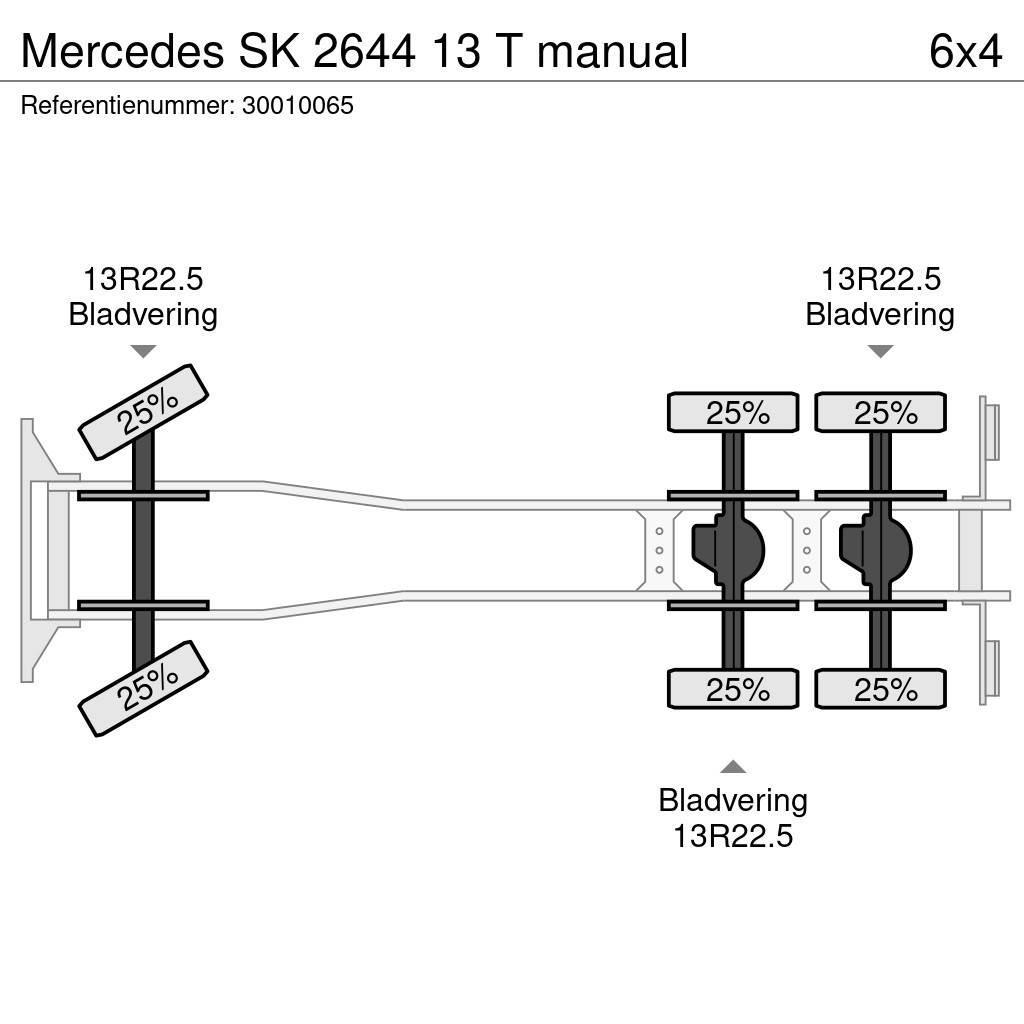 Mercedes-Benz SK 2644 13 T manual Damperli kamyonlar