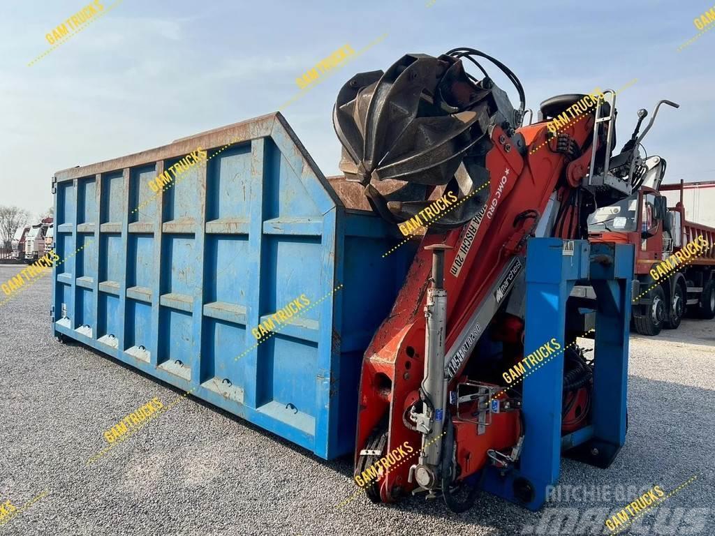 Diversen Container mit Kran Marchesi 4.500 RT0280 Yük konteynerleri