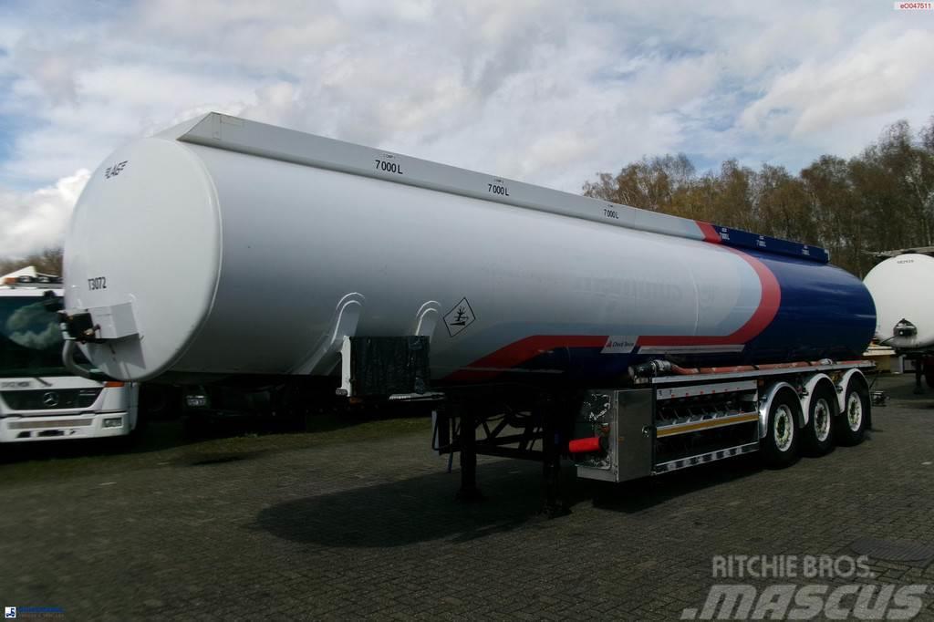 LAG Fuel tank alu 44.5 m3 / 6 comp + pump Tanker yari çekiciler