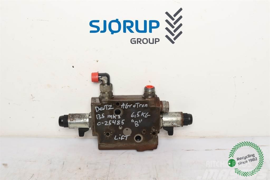 Deutz-Fahr Agrotron 135 Hydraulic lift valve Hidrolik
