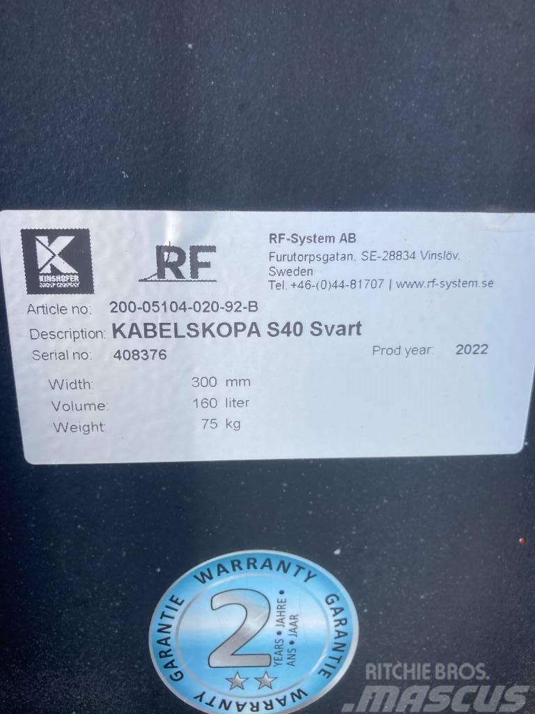 Rf-system Skoppaket Mini ekskavatörler, 7 tona dek