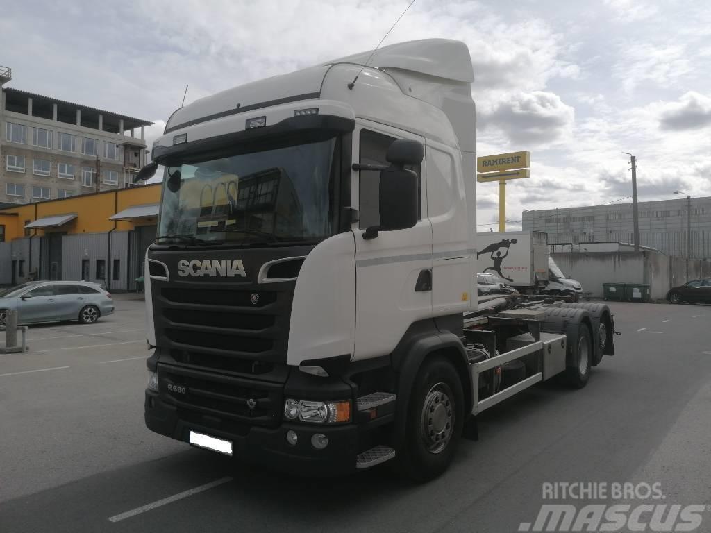 Scania R580 V8 AJK HYDROLIFT, HL20-6180 Vinçli kamyonlar
