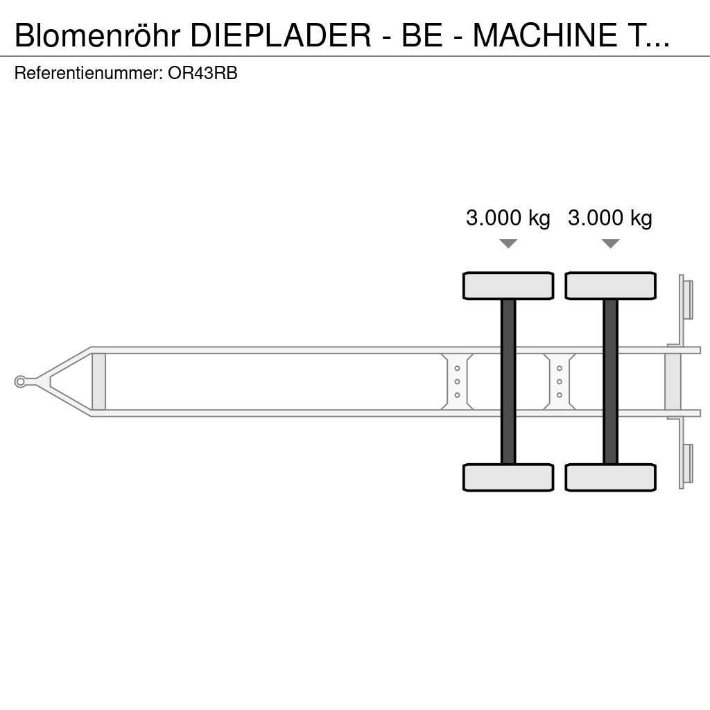  Blomenrohr DIEPLADER - BE - MACHINE TRANSPORT Alçak yükleyici