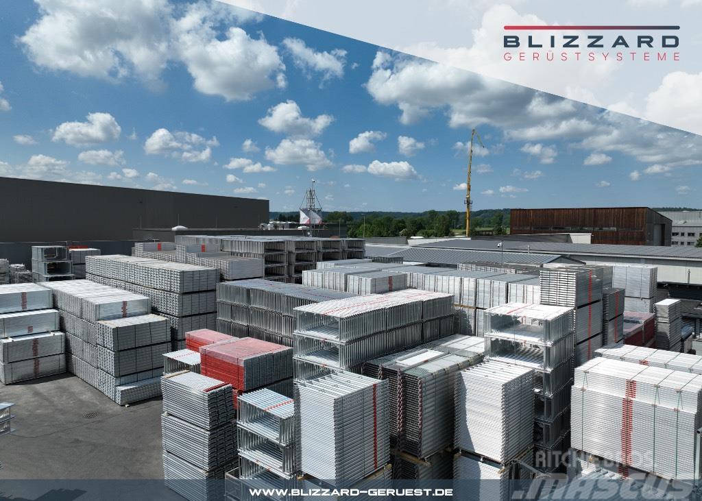 Blizzard Gerüstsysteme 130,16 m² Aluminium Gerüst + Alu-Rah Iskele ekipmanlari