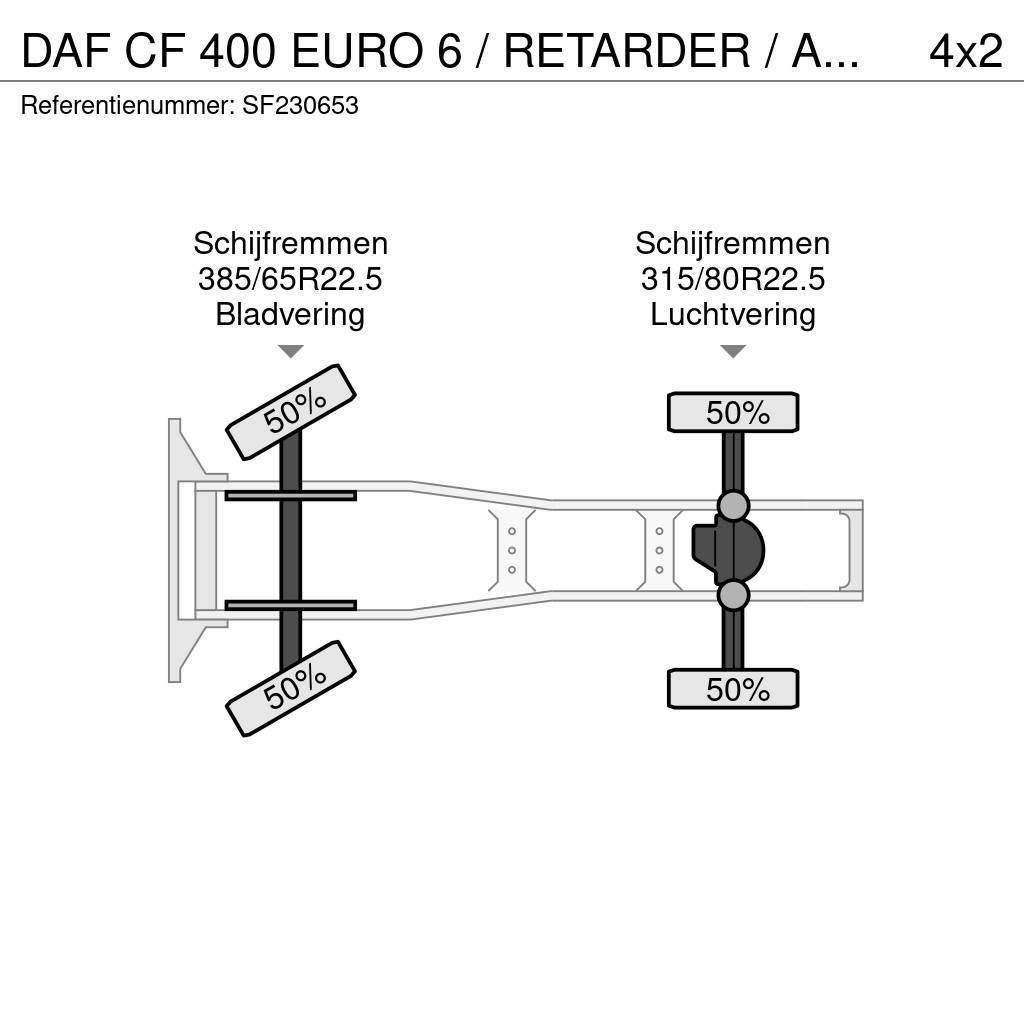 DAF CF 400 EURO 6 / RETARDER / AIRCO Çekiciler