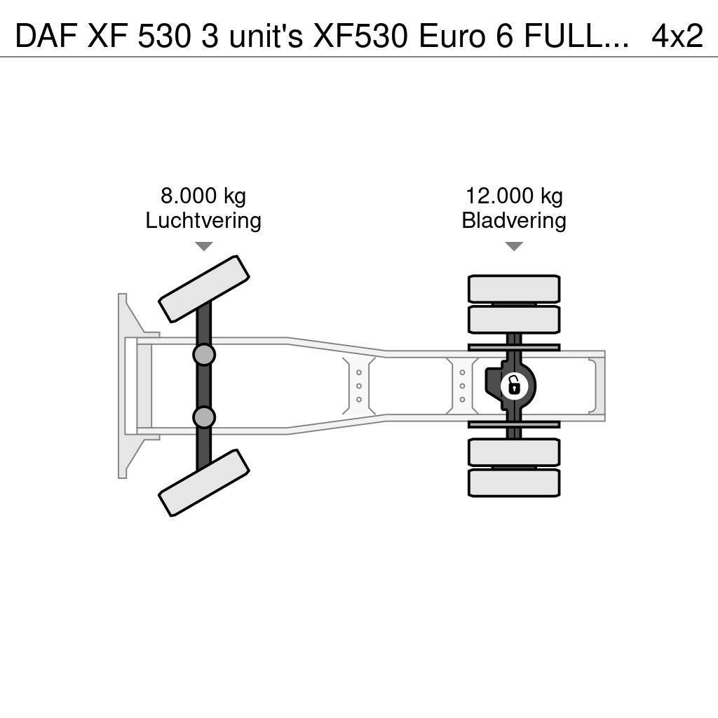 DAF XF 530 3 unit's XF530 Euro 6 FULL-SPOILER ZF-Intar Çekiciler